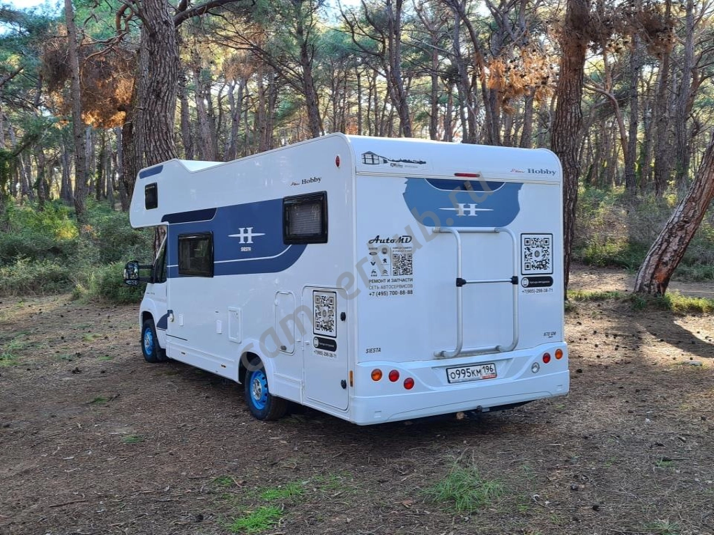 Аренда кемпера (авто-дома) HOBBY SIESTA A70GM в Екатеринбурге.